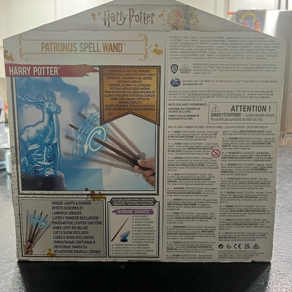 NEW HARRY POTTER WIZARDING WORLD Patronus Spell Wand Stag Lights & Sounds 13" - Picture 2 of 3